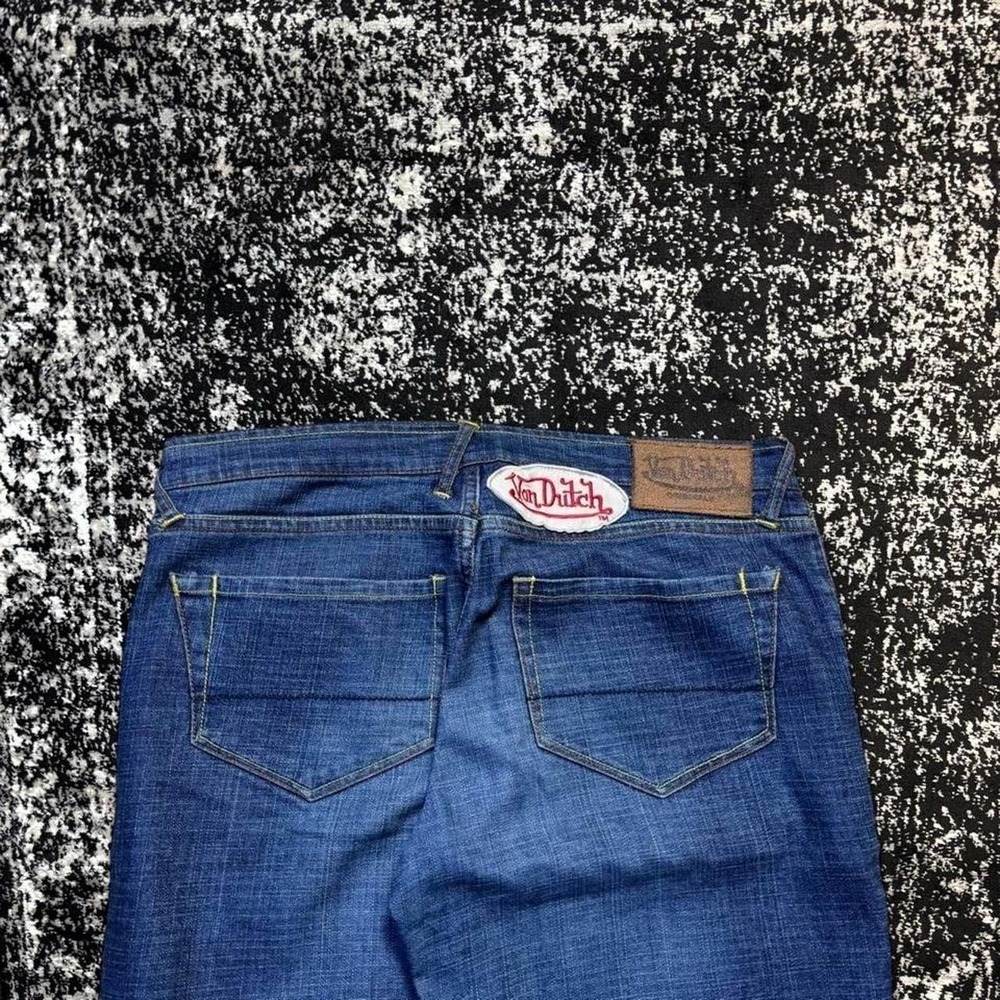 Y2k Women's Von Dutch Bootcut Denim Jeans Sz 29